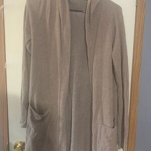 Barefoot Dreams Cozy Tan Cardigan